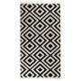 Black and beige flat woven outdoor rug 80x150 cm by vidaXL, Outdoor protectors - Ref: Foro24-317066, Price: 29,83 €, Discount: %