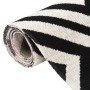 Black and beige flat woven outdoor rug 80x150 cm by vidaXL, Outdoor protectors - Ref: Foro24-317066, Price: 29,83 €, Discount: %