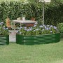 Green powder coated steel flower bed planter 175x100x36 cm by vidaXL, Pots and planters - Ref: Foro24-318988, Price: 44,27 €,...