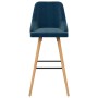 Kitchen stools 2 units blue velvet by vidaXL, Kitchen stools - Ref: Foro24-289463, Price: 211,99 €, Discount: %