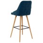 Kitchen stools 2 units blue velvet by vidaXL, Kitchen stools - Ref: Foro24-289463, Price: 211,99 €, Discount: %