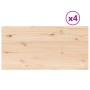 Rectangular table top 4 pcs pine wood 90x45x2.5 cm by vidaXL, Table tops - Ref: Foro24-847435, Price: 112,99 €, Discount: %