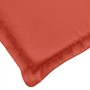 High back chair cushions 2 pcs red melange fabric 120x50x4 cm by vidaXL, Cushions for chairs and sofas - Ref: Foro24-4002430,...