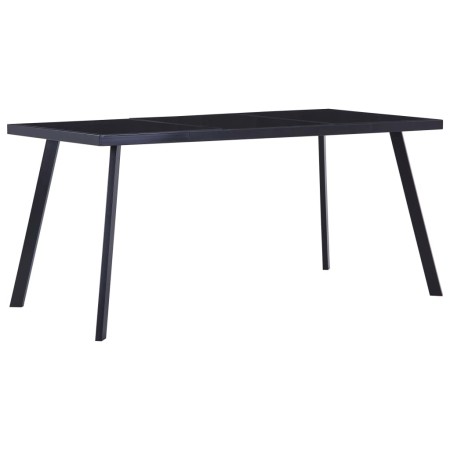 Mesa de comedor de vidrio templado negro 180x90x75 cm de vidaXL, Mesas de cocina y de comedor - Ref: Foro24-281875, Precio: 1...