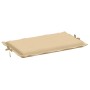 Cojín para tumbona tela beige melange 186x58x3 cm de vidaXL, Cojines para sillas y sofás - Ref: Foro24-4002479, Precio: 40,15...