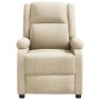 Cream fabric massage chair by vidaXL, Electric massage chairs - Ref: Foro24-248697, Price: 218,44 €, Discount: %