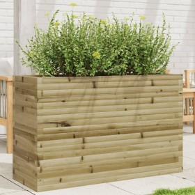 Jardinera madera de pino impregnada 110x40x68,5 cm de vidaXL, Maceteros y jardineras - Ref: Foro24-3282498, Precio: 221,99 €,...