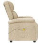 Cream fabric massage chair by vidaXL, Electric massage chairs - Ref: Foro24-248697, Price: 218,44 €, Discount: %