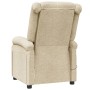 Cream fabric massage chair by vidaXL, Electric massage chairs - Ref: Foro24-248697, Price: 218,44 €, Discount: %