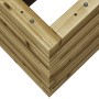 Impregnated pine wood planter 90x40x68.5 cm by vidaXL, Pots and planters - Ref: Foro24-3282493, Price: 191,68 €, Discount: %