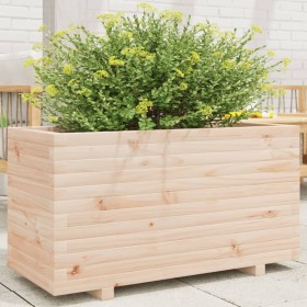 Jardinera madera maciza de pino 90x40x49,5 cm de vidaXL, Maceteros y jardineras - Ref: Foro24-3282554, Precio: 140,99 €, Desc...