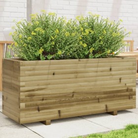 Jardinera madera de pino impregnada 110x40x49,5 cm de vidaXL, Maceteros y jardineras - Ref: Foro24-3282563, Precio: 172,00 €,...