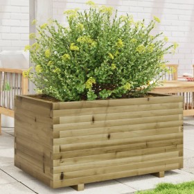 Jardinera madera de pino impregnada 90x60x49,5 cm de vidaXL, Maceteros y jardineras - Ref: Foro24-3282568, Precio: 182,29 €, ...