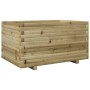 Jardinera madera de pino impregnada 90x60x49,5 cm de vidaXL, Maceteros y jardineras - Ref: Foro24-3282568, Precio: 182,29 €, ...