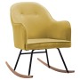 Mustard Yellow Velvet Rocking Chair by vidaXL, Rocking chairs - Ref: Foro24-289525, Price: 102,78 €, Discount: %