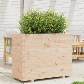 Jardinera madera maciza de pino 90x40x72,5 cm de vidaXL, Maceteros y jardineras - Ref: Foro24-3282594, Precio: 194,99 €, Desc...