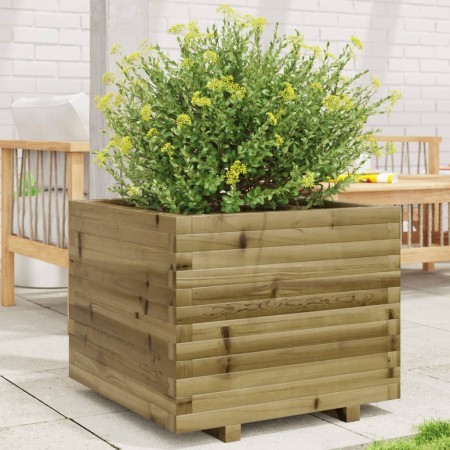 Jardinera madera de pino impregnada 60x60x49,5 cm de vidaXL, Maceteros y jardineras - Ref: Foro24-3282523, Precio: 142,99 €, ...