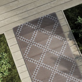 Brown PP outdoor rug 80x250 cm by vidaXL, Outdoor protectors - Ref: Foro24-317018, Price: 25,99 €, Discount: %