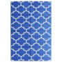 Blue PP outdoor rug 140x200 cm by vidaXL, Outdoor protectors - Ref: Foro24-316999, Price: 29,65 €, Discount: %