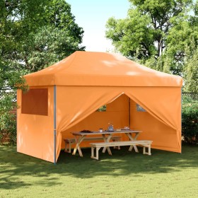 Pop-Up Faltpartyzelt 4 Seitenwände Orange von vidaXL, Zelte und Pavillons - Ref: Foro24-4004977, Preis: 192,99 €, Rabatt: %