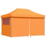 Pop-Up Faltpartyzelt 4 Seitenwände Orange von vidaXL, Zelte und Pavillons - Ref: Foro24-4004977, Preis: 192,05 €, Rabatt: %