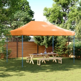 Orange Pop-Up Folding Party Tent 440x292x315 cm by vidaXL, Tents and gazebos - Ref: Foro24-4004961, Price: 151,99 €, Discount: %