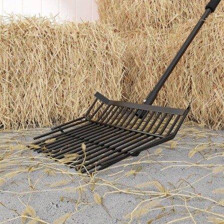 Rake Fork Head with 14 Black Steel Tines by vidaXL, livestock feeding - Ref: Foro24-172481, Price: 26,04 €, Discount: %