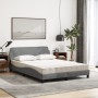 Bed with light gray fabric mattress 120x200 cm by vidaXL, Beds and slatted bases - Ref: Foro24-3208364, Price: 342,70 €, Disc...