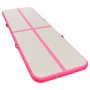 Aufblasbare Gymnastikmatte mit Pumpe 400x100x10 cm PVC rosa von vidaXL, Pilates und Yogamatten - Ref: Foro24-91915, Preis: 19...