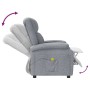 Hellgrauer Massagesessel aus Stoff von vidaXL, Elektrische Massagesessel - Ref: Foro24-248698, Preis: 229,43 €, Rabatt: %