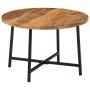 Mesa de centro hierro y madera maciza de mango 54x54x35 cm de vidaXL, Mesas de centro - Ref: Foro24-371968, Precio: 64,99 €, ...