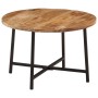 Mesa de centro hierro y madera maciza de mango 54x54x35 cm de vidaXL, Mesas de centro - Ref: Foro24-371968, Precio: 64,99 €, ...