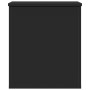 Black engineered wood storage box 40x42x46 cm by vidaXL, Storage trunks - Ref: Foro24-840647, Price: 51,82 €, Discount: %