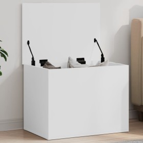 White engineered wood storage box 60x42x46 cm by vidaXL, Storage trunks - Ref: Foro24-840653, Price: 76,65 €, Discount: %