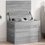 Sonoma gray engineered wood storage box 60x42x46 cm by vidaXL, Storage trunks - Ref: Foro24-840658, Price: 65,81 €, Discount: %