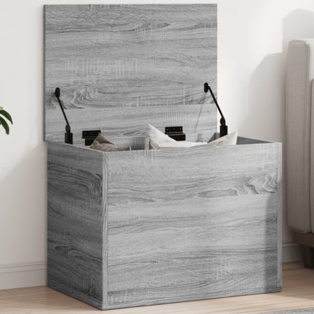 Sonoma graue Aufbewahrungsbox aus Holzwerkstoff, 60 x 42 x 46 cm von vidaXL, Aufbewahrungskisten - Ref: Foro24-840658, Preis:...