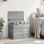 Sonoma gray engineered wood storage box 60x42x46 cm by vidaXL, Storage trunks - Ref: Foro24-840658, Price: 65,81 €, Discount: %