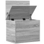 Caja de almacenaje madera de ingeniería gris Sonoma 60x42x46 cm de vidaXL, Baúles de almacenamiento - Ref: Foro24-840658, Pre...