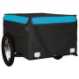 Remolque para bicicleta hierro negro y azul 45 kg de vidaXL, Remolques para bicicletas - Ref: Foro24-94086, Precio: 96,99 €, ...