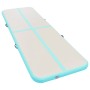 Inflatable gymnastics mat and pump 700x100x10 cm green PVC by vidaXL, Pilates and yoga mats - Ref: Foro24-91926, Price: 246,2...