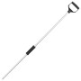 Silver steel rake fork handle Ø11x114 cm by vidaXL, livestock feeding - Ref: Foro24-172483, Price: 17,98 €, Discount: %