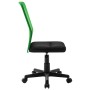 Black and green mesh fabric office chair 44x52x100 cm by vidaXL, Office chairs - Ref: Foro24-289512, Price: 70,18 €, Discount: %