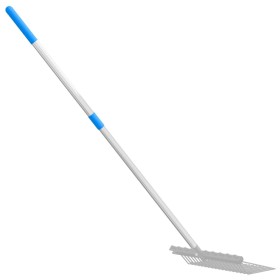 Silver Steel Telescopic Rake Fork Handle by vidaXL, livestock feeding - Ref: Foro24-172488, Price: 14,99 €, Discount: %