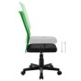 Black and green mesh fabric office chair 44x52x100 cm by vidaXL, Office chairs - Ref: Foro24-289512, Price: 70,18 €, Discount: %