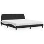 Cama con colchón cuero sintético negro y blanco 180x200 cm de vidaXL, Camas y somieres - Ref: Foro24-3208462, Precio: 394,17 ...