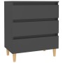 Graues Sperrholz-Sideboard 60x35x69 cm von vidaXL, Sideboards - Ref: Foro24-806087, Preis: 73,12 €, Rabatt: %