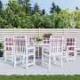 Gartenstuhlkissen niedrige Rückenlehne 6 Stück rot karierter Stoff von vidaXL, Kissen für Stühle und Sofas - Ref: Foro24-3141...