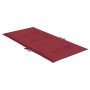 Cojín silla jardín respaldo bajo 6 uds tela Oxford rojo tinto de vidaXL, Cojines para sillas y sofás - Ref: Foro24-314142, Pr...