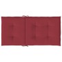 Cojín silla jardín respaldo bajo 6 uds tela Oxford rojo tinto de vidaXL, Cojines para sillas y sofás - Ref: Foro24-314142, Pr...