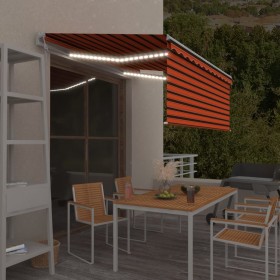 Toldo automático con persiana, LED y sensor de viento 3,5x2,5 m de vidaXL, Toldos - Ref: Foro24-3069275, Precio: 505,99 €, De...